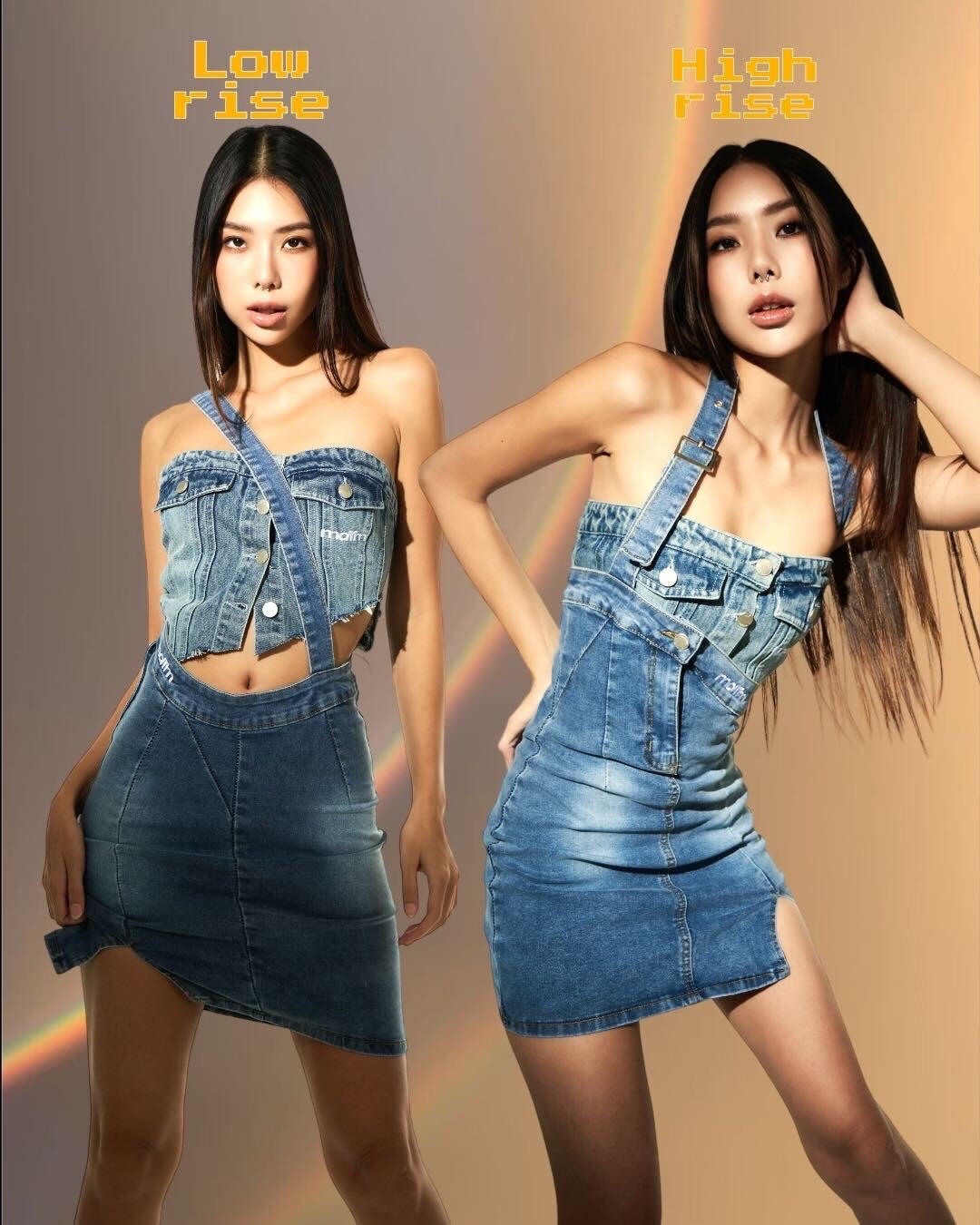 ARD Button Front Denim