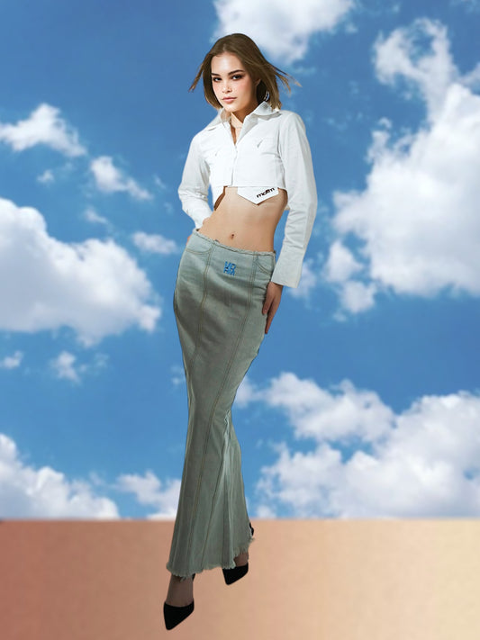 ARD DENIM MAXI SKIRT